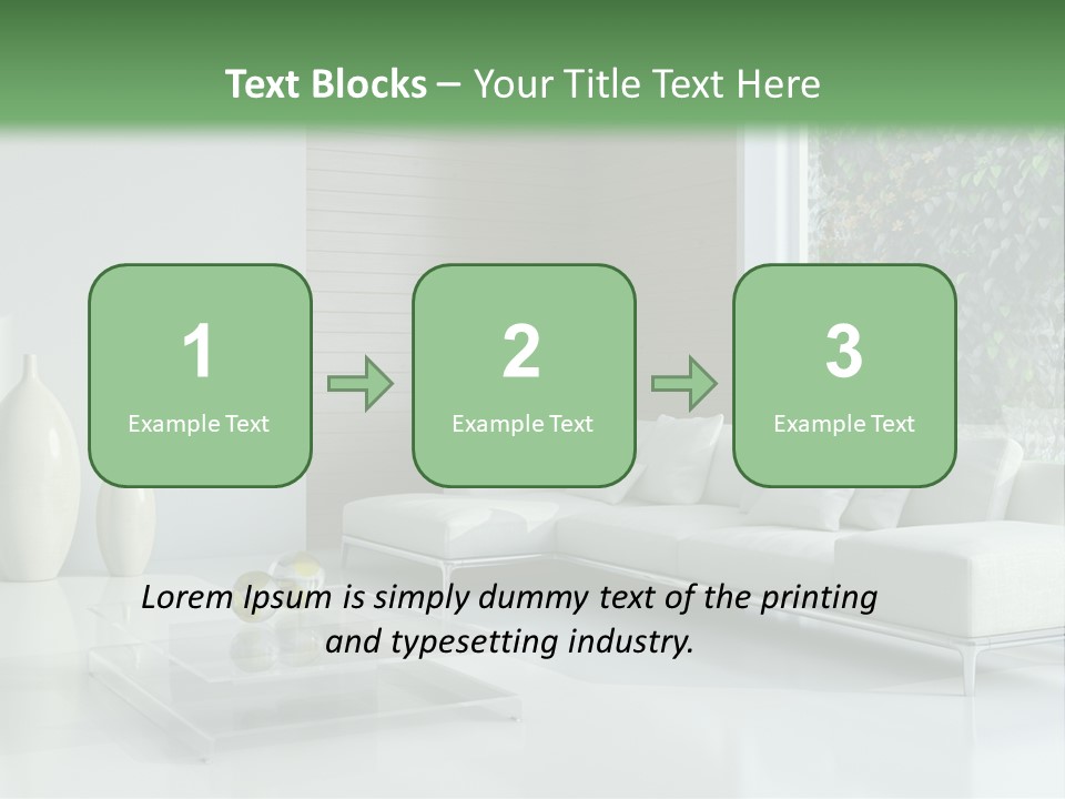 Furniture Bright Architecture PowerPoint Template