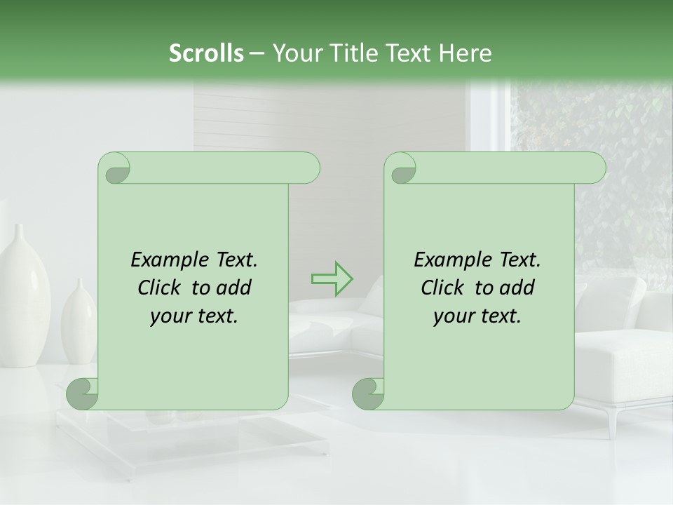 Furniture Bright Architecture PowerPoint Template