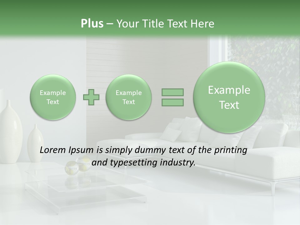 Furniture Bright Architecture PowerPoint Template