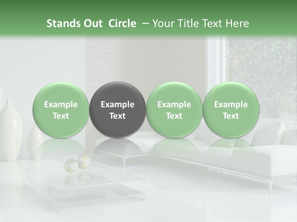 Furniture Bright Architecture PowerPoint Template