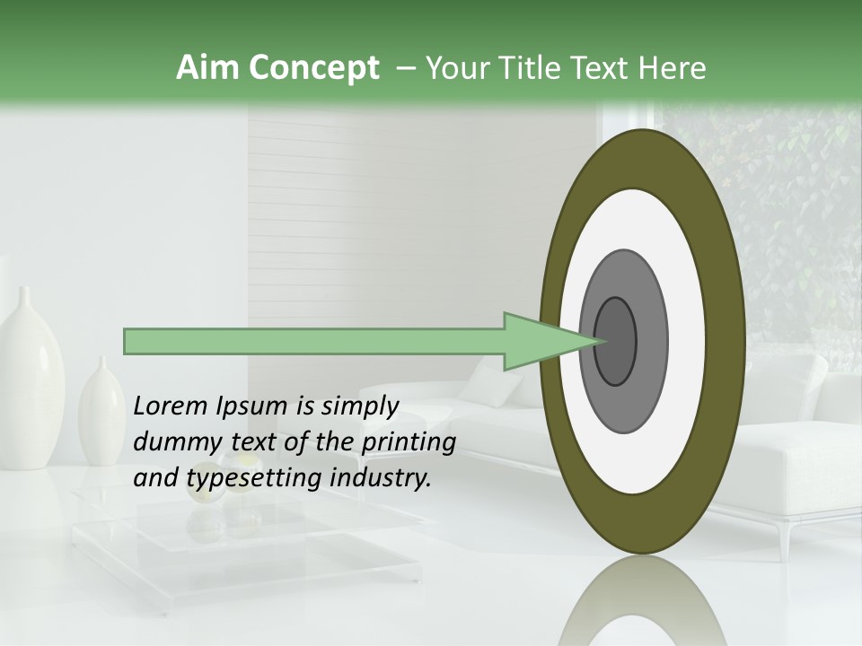 Furniture Bright Architecture PowerPoint Template