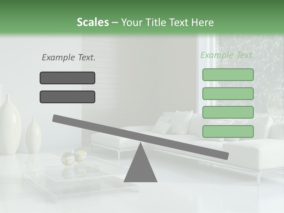 Furniture Bright Architecture PowerPoint Template