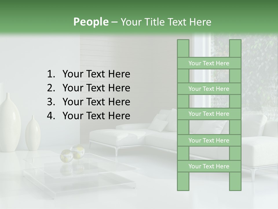 Furniture Bright Architecture PowerPoint Template