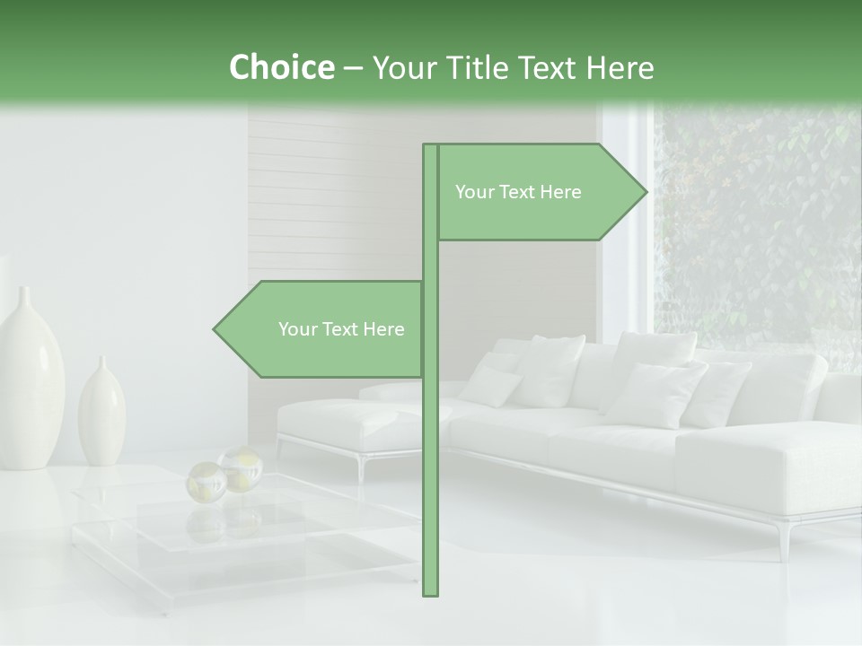 Furniture Bright Architecture PowerPoint Template
