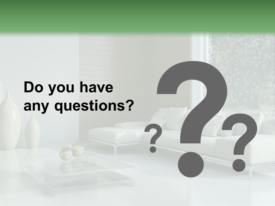 Furniture Bright Architecture PowerPoint Template