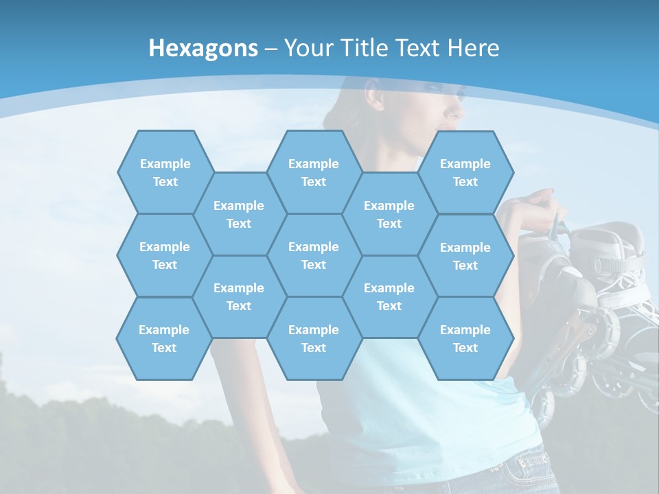 Rollerskating Recreational Fit PowerPoint Template