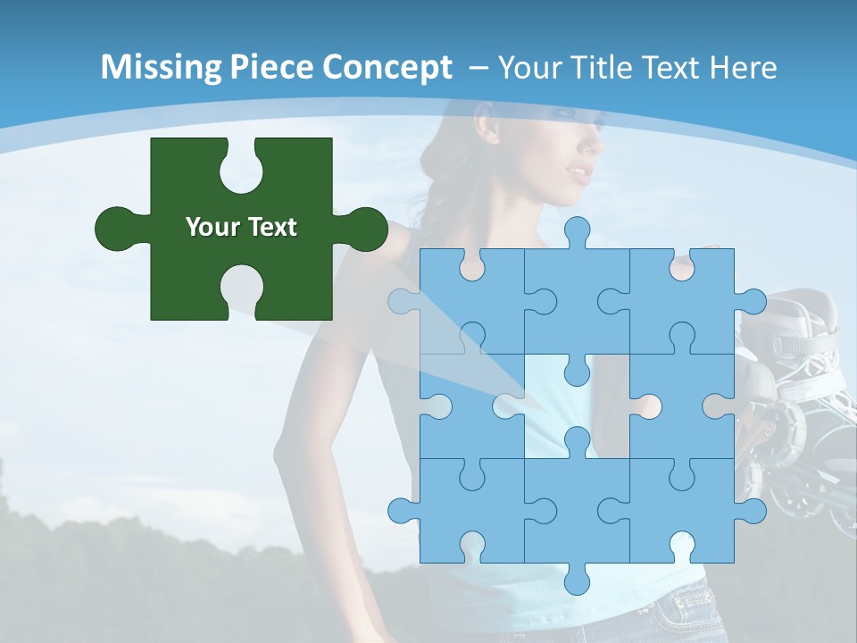 Rollerskating Recreational Fit PowerPoint Template