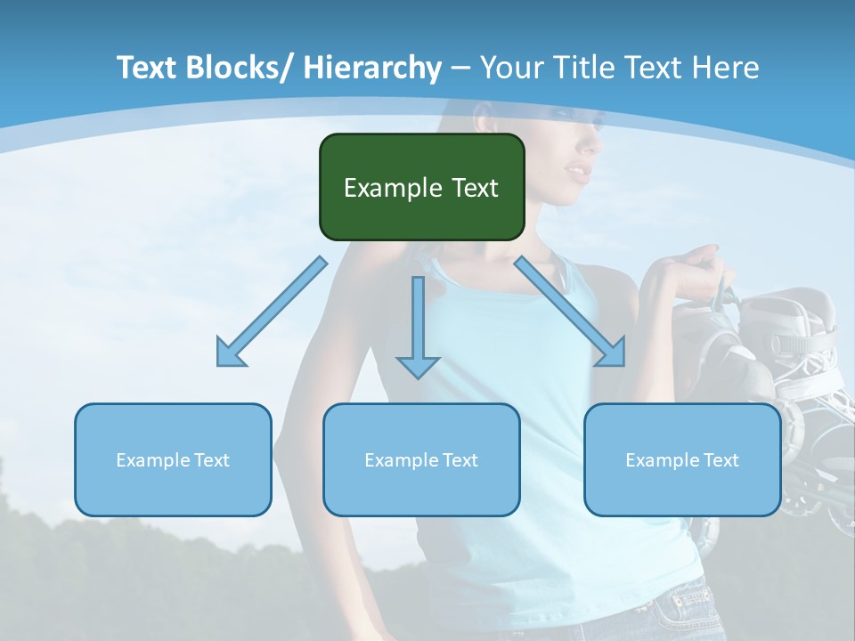 Rollerskating Recreational Fit PowerPoint Template