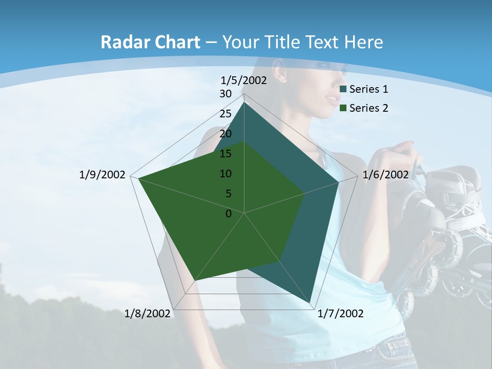 Rollerskating Recreational Fit PowerPoint Template