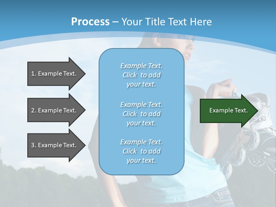 Rollerskating Recreational Fit PowerPoint Template