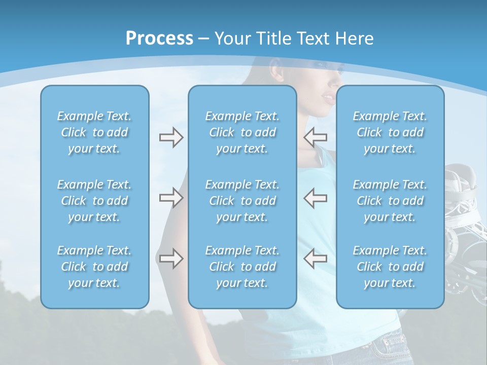 Rollerskating Recreational Fit PowerPoint Template