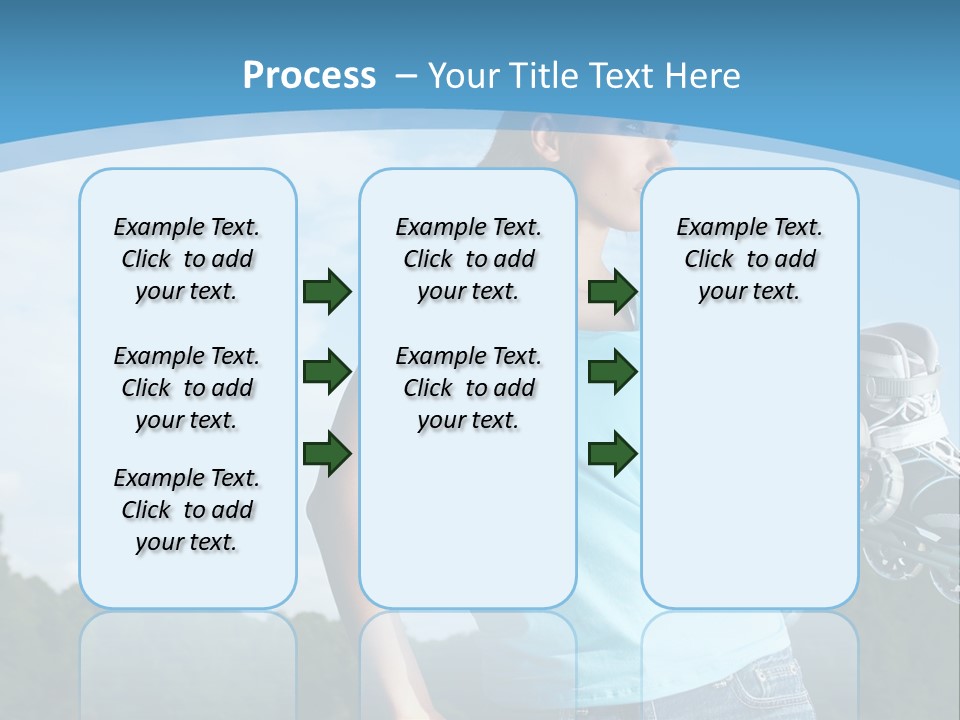 Rollerskating Recreational Fit PowerPoint Template