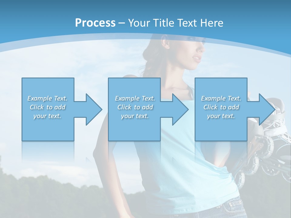 Rollerskating Recreational Fit PowerPoint Template