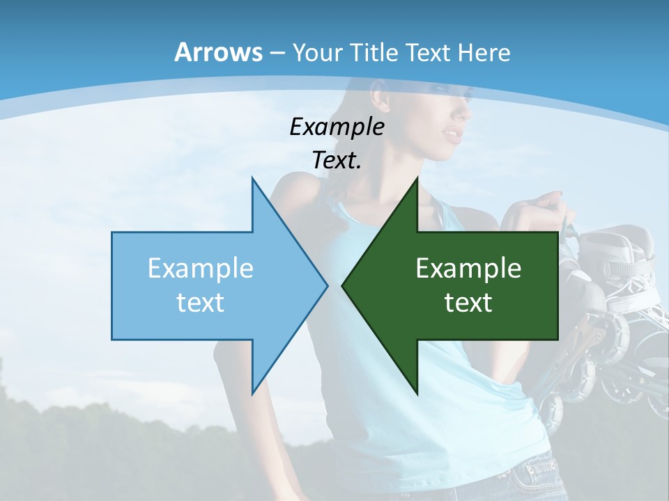 Rollerskating Recreational Fit PowerPoint Template