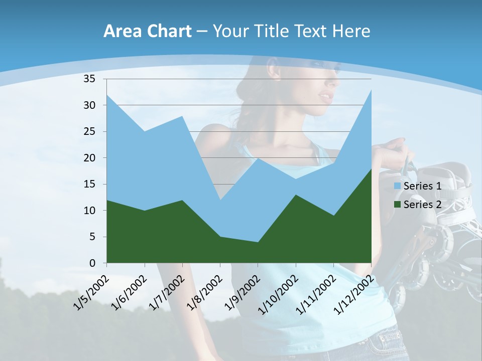 Rollerskating Recreational Fit PowerPoint Template