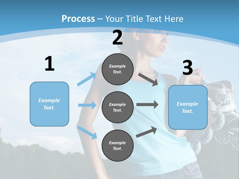 Rollerskating Recreational Fit PowerPoint Template