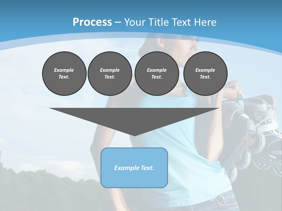 Rollerskating Recreational Fit PowerPoint Template