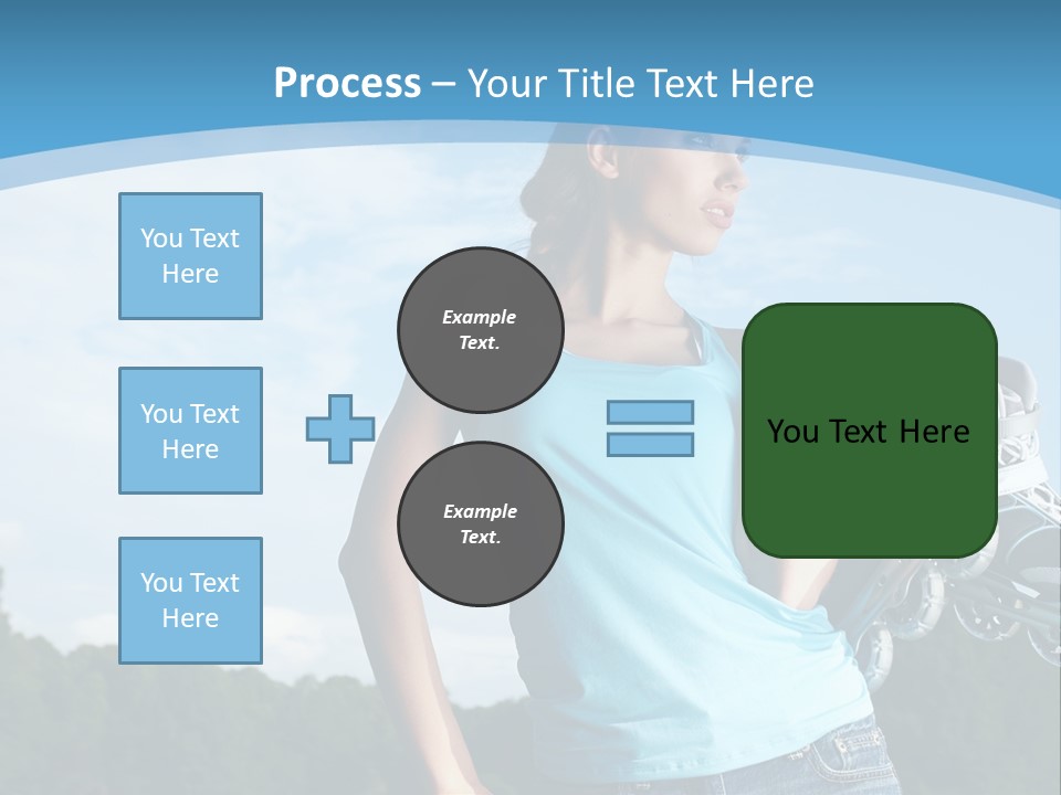 Rollerskating Recreational Fit PowerPoint Template
