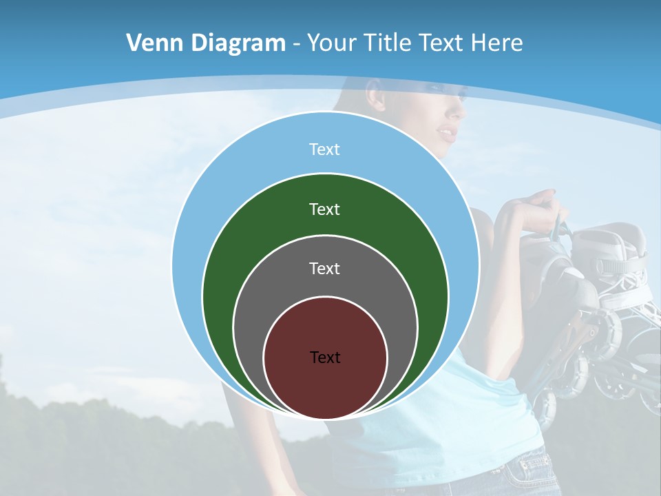 Rollerskating Recreational Fit PowerPoint Template