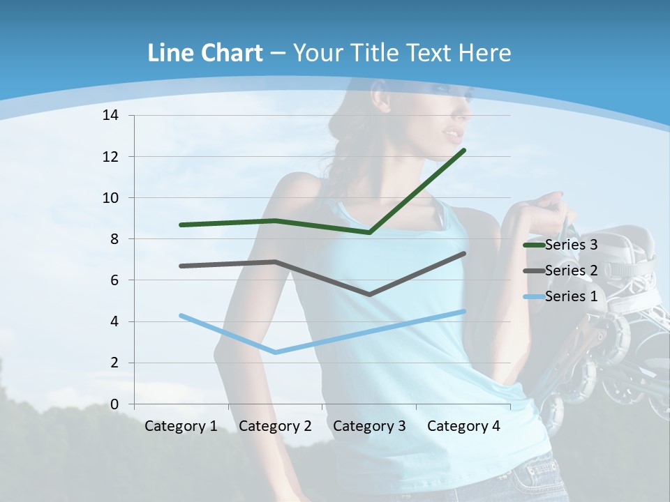 Rollerskating Recreational Fit PowerPoint Template