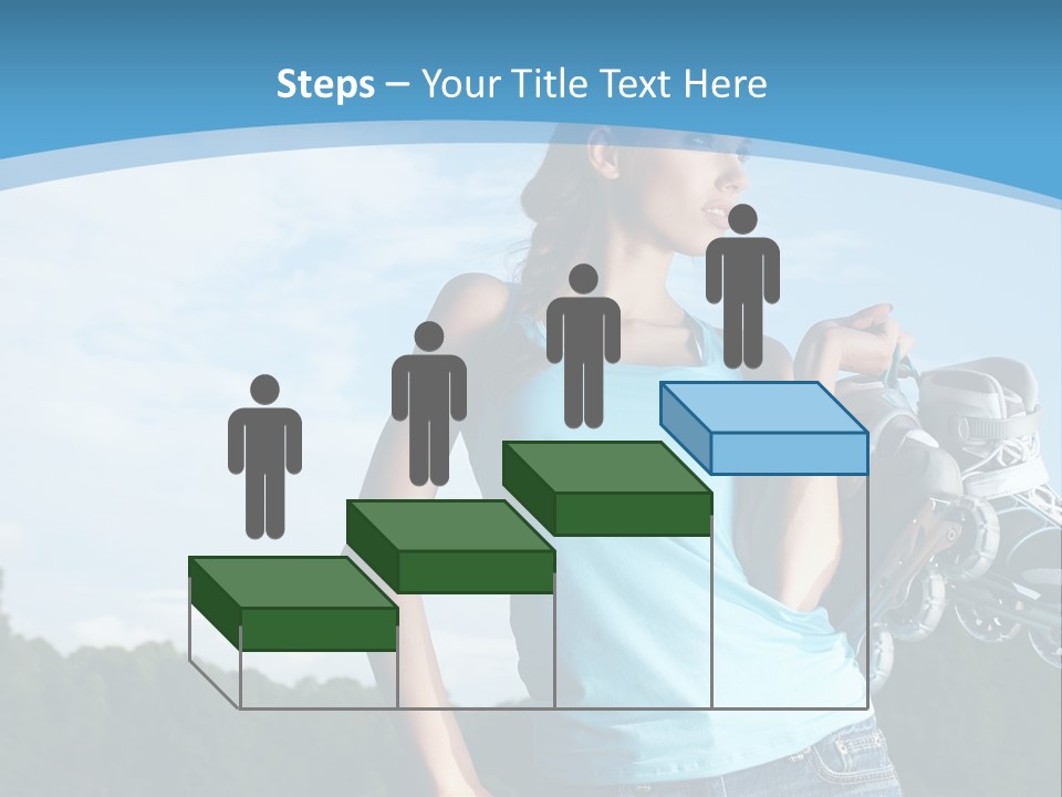 Rollerskating Recreational Fit PowerPoint Template