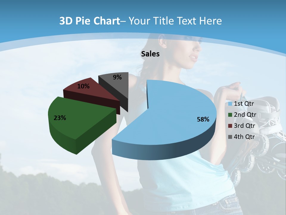 Rollerskating Recreational Fit PowerPoint Template