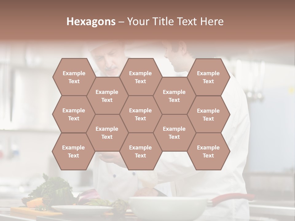 Cooking Two People PowerPoint Template