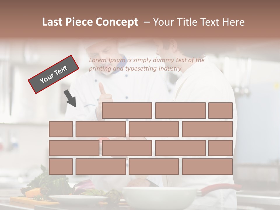 Cooking Two People PowerPoint Template