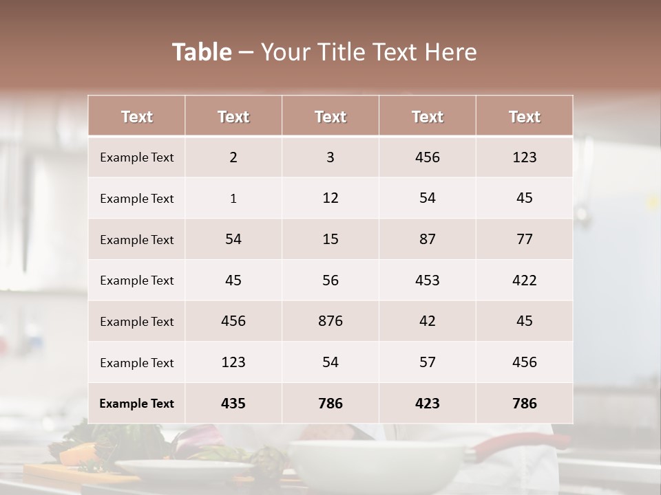 Cooking Two People PowerPoint Template