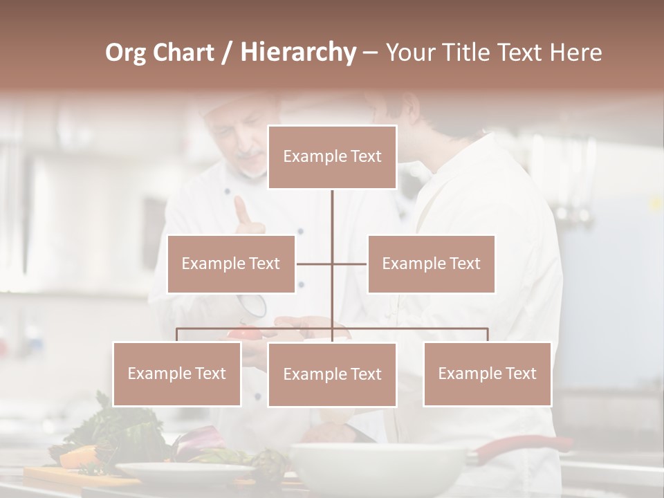 Cooking Two People PowerPoint Template