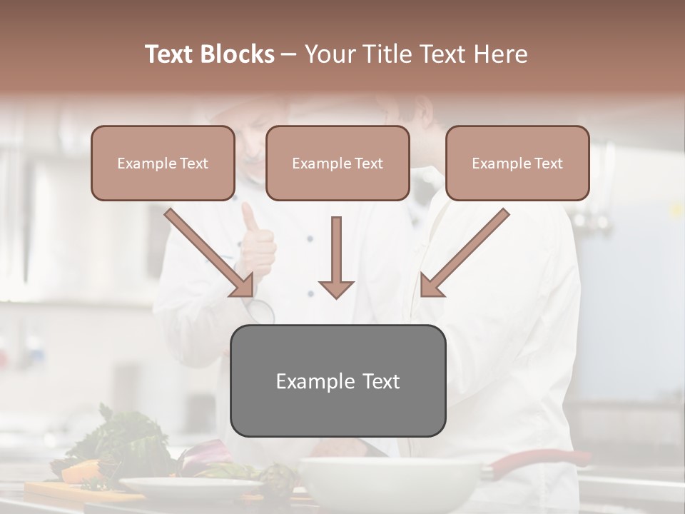 Cooking Two People PowerPoint Template