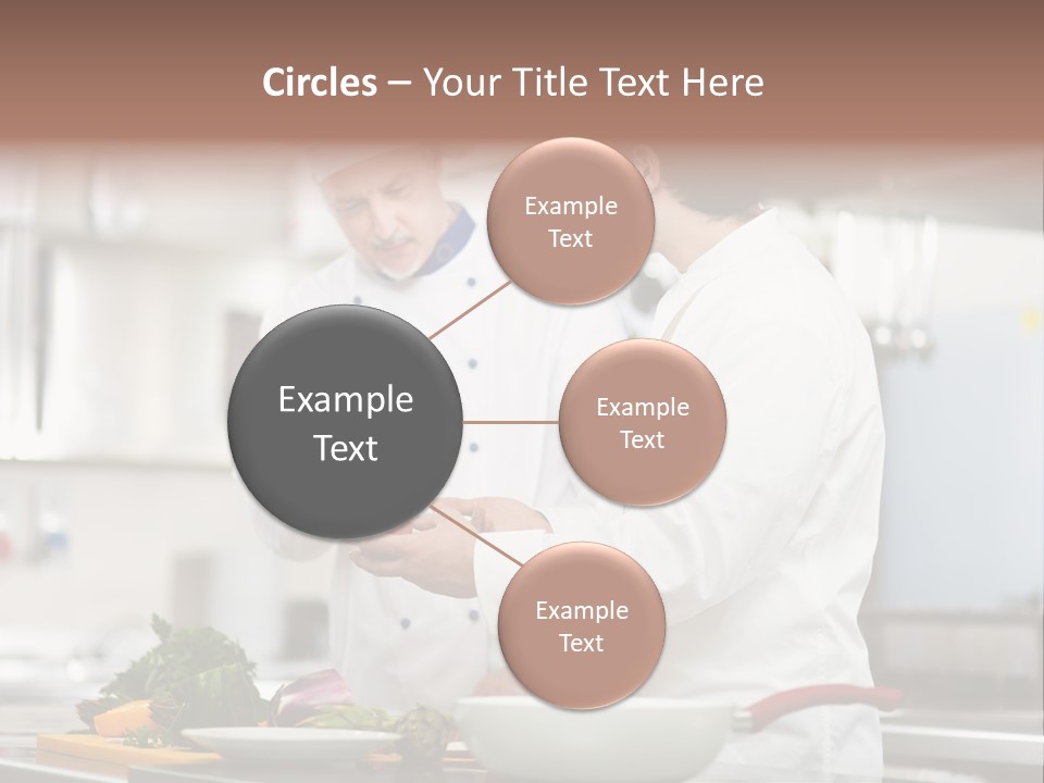 Cooking Two People PowerPoint Template