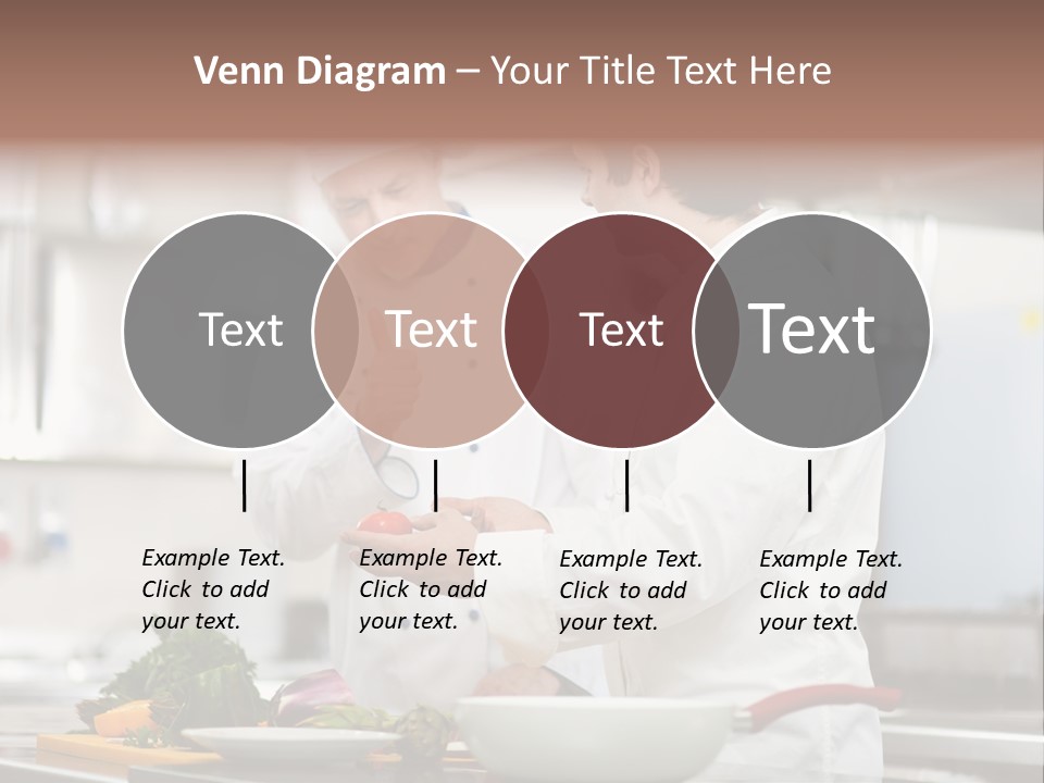 Cooking Two People PowerPoint Template