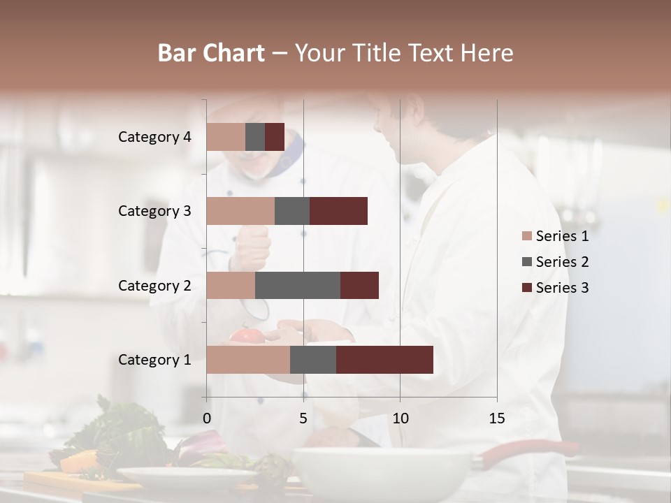 Cooking Two People PowerPoint Template
