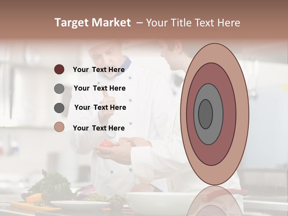 Cooking Two People PowerPoint Template