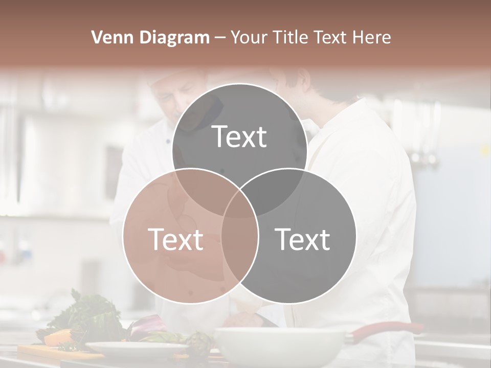 Cooking Two People PowerPoint Template