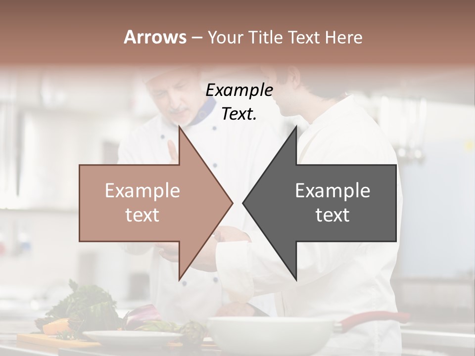 Cooking Two People PowerPoint Template