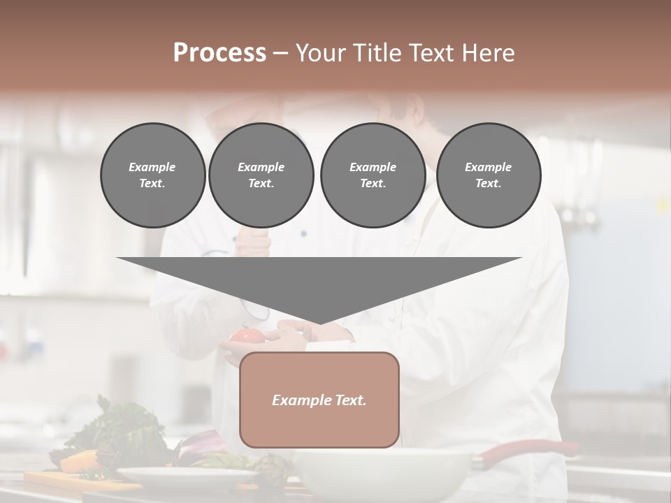 Cooking Two People PowerPoint Template