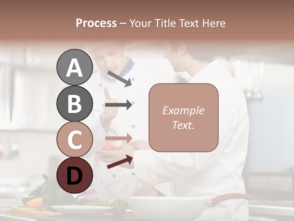 Cooking Two People PowerPoint Template