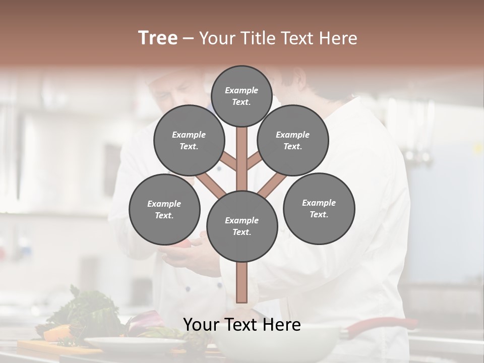 Cooking Two People PowerPoint Template