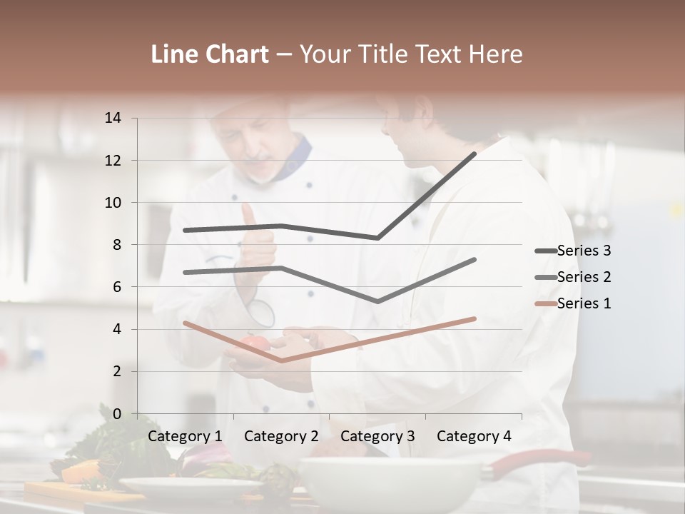 Cooking Two People PowerPoint Template