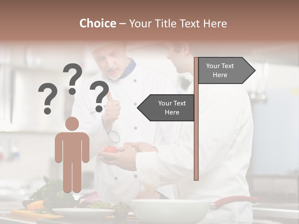 Cooking Two People PowerPoint Template
