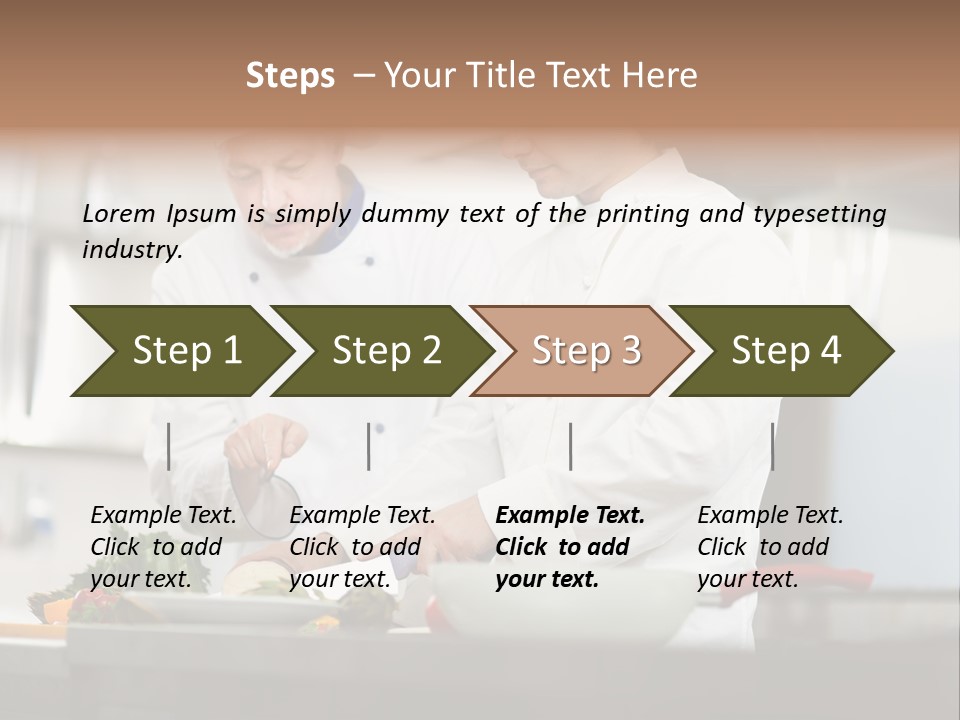 Staff Two Gourmet PowerPoint Template