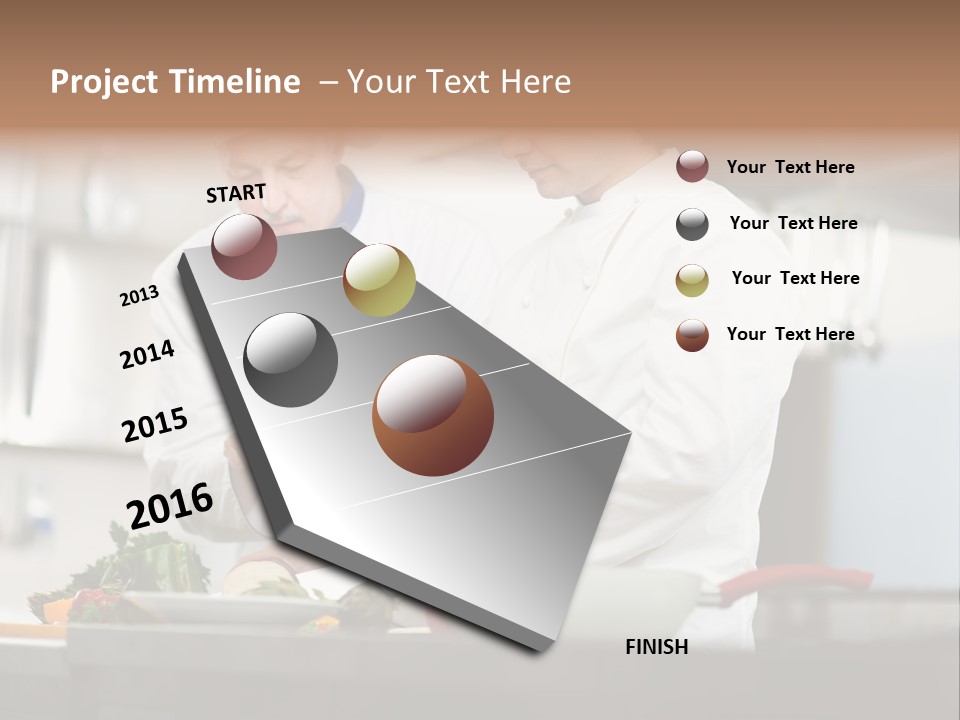 Staff Two Gourmet PowerPoint Template