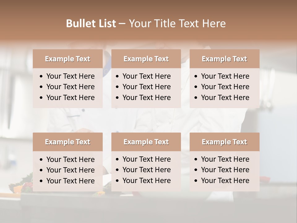 Staff Two Gourmet PowerPoint Template