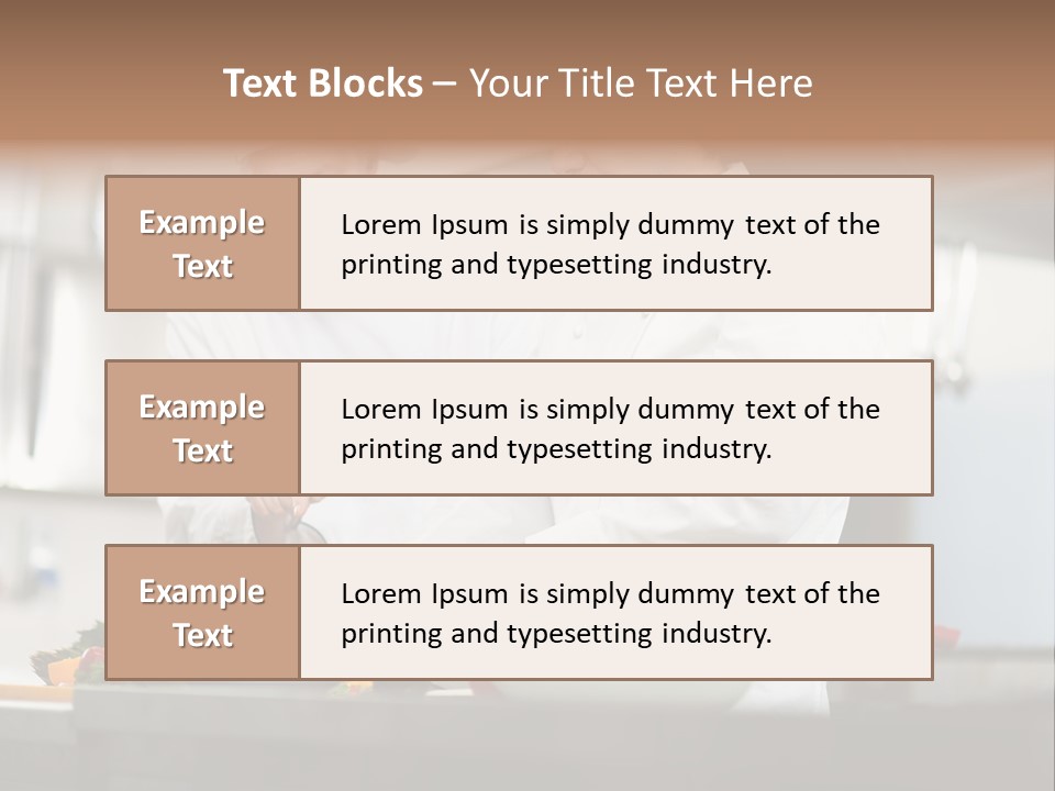 Staff Two Gourmet PowerPoint Template