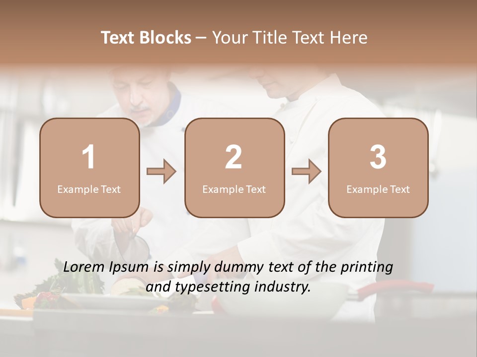 Staff Two Gourmet PowerPoint Template