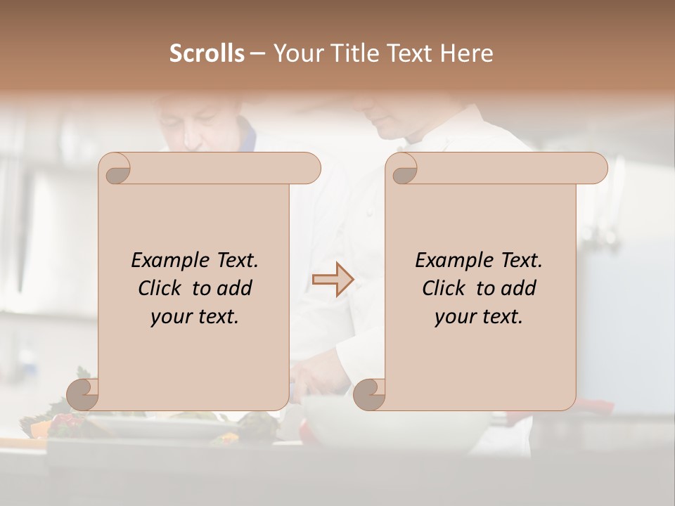 Staff Two Gourmet PowerPoint Template
