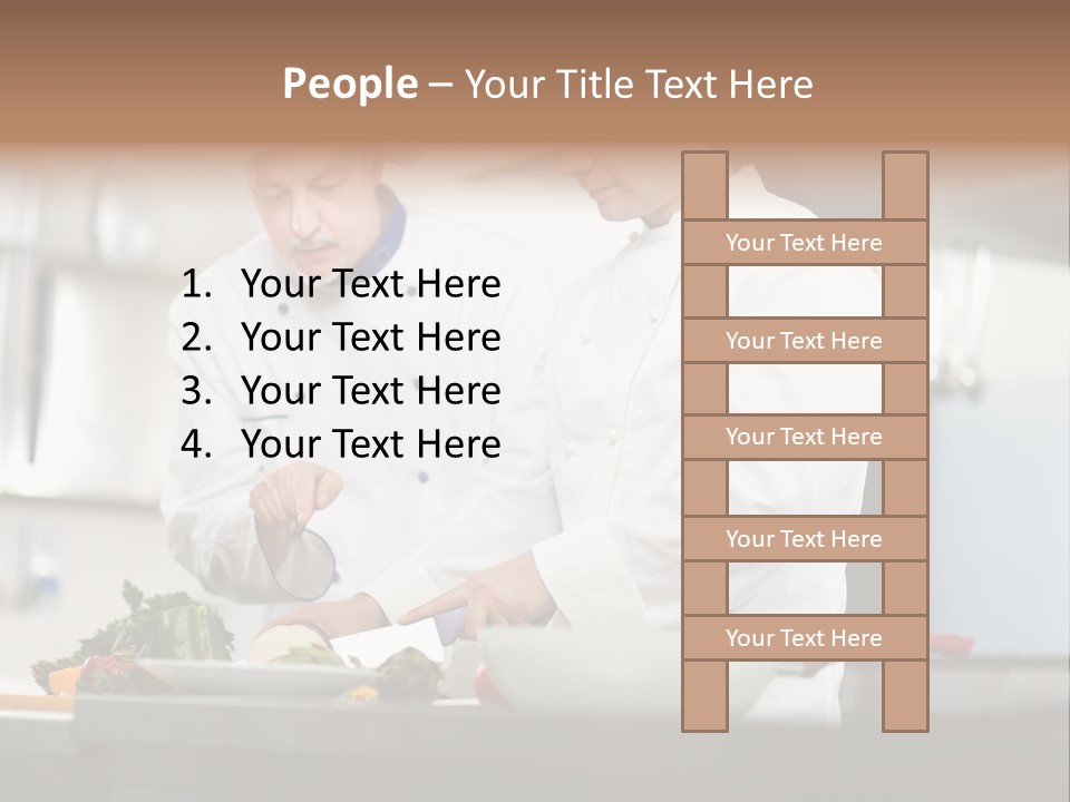 Staff Two Gourmet PowerPoint Template