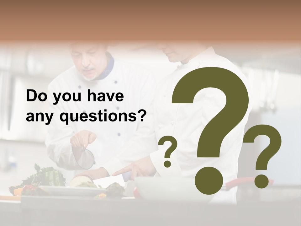 Staff Two Gourmet PowerPoint Template